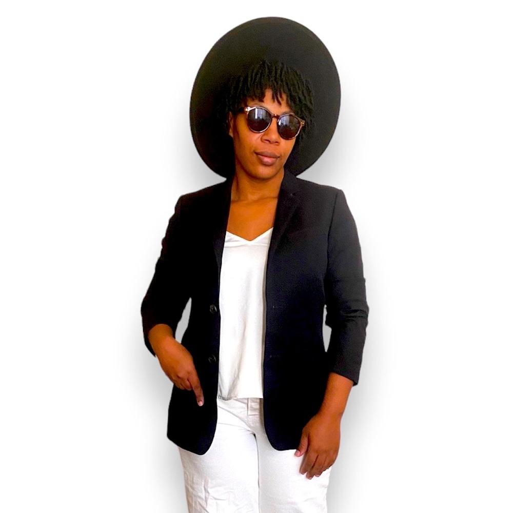 Newport News Jeanology Blazer Velvet Vintage Pockets Goth Dark Academia